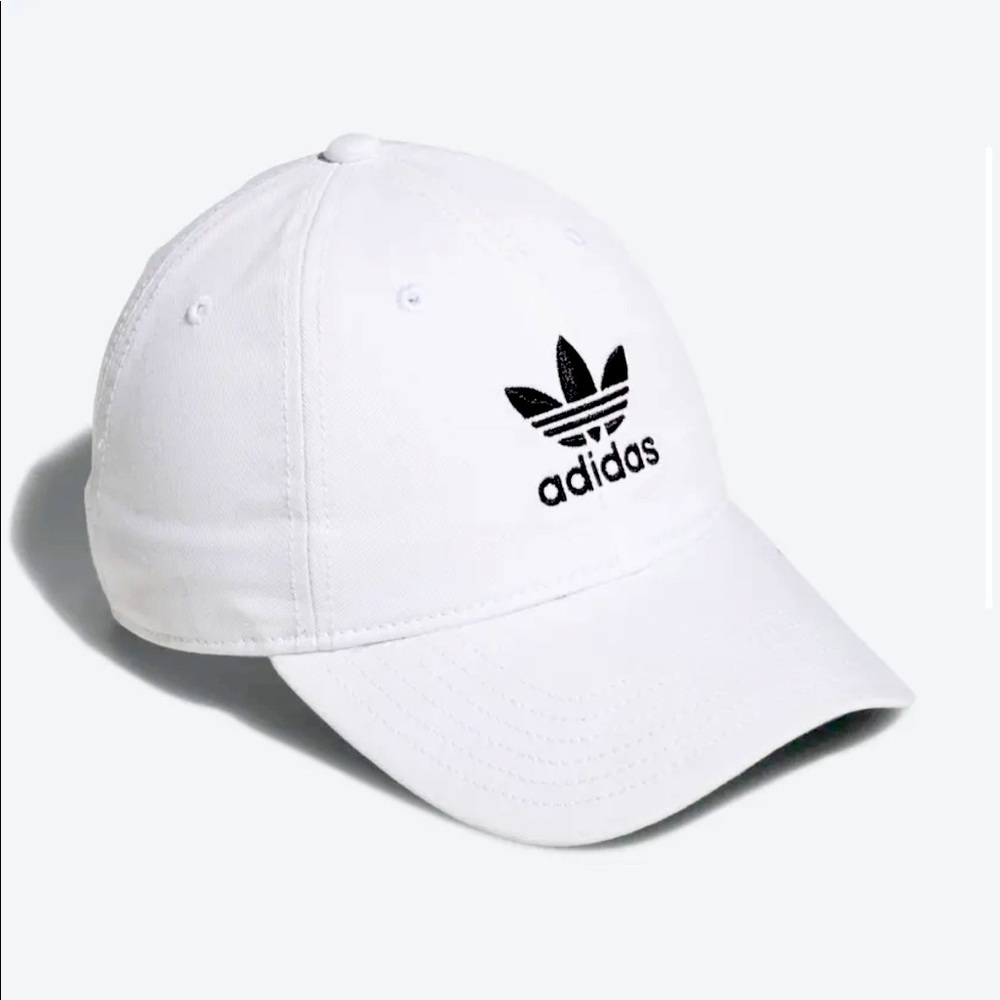 Adidas Originals Relaxed Strapback Hat - White - NEW
